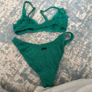 Green Triangle Bikini